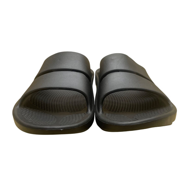OOFOS Men’s Black Foam Lightweight Recovery Slide Sandals Size  M8/W10