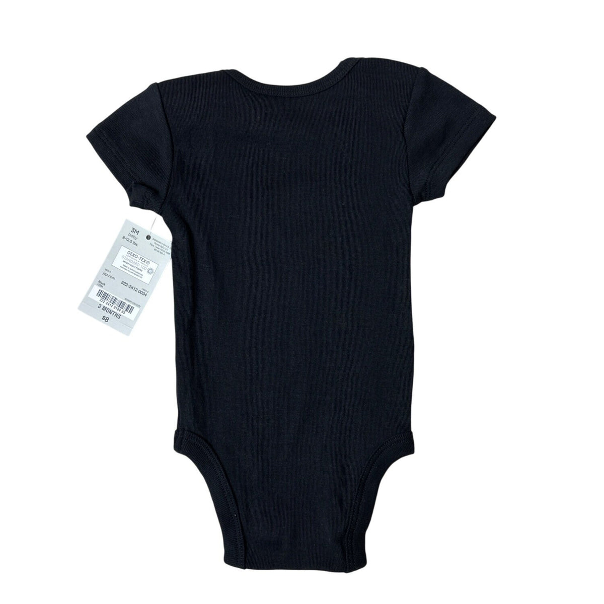 Okie Dokie "My Aunt Is Cooler Than Yours" Baby Bodysuit 3M black - New