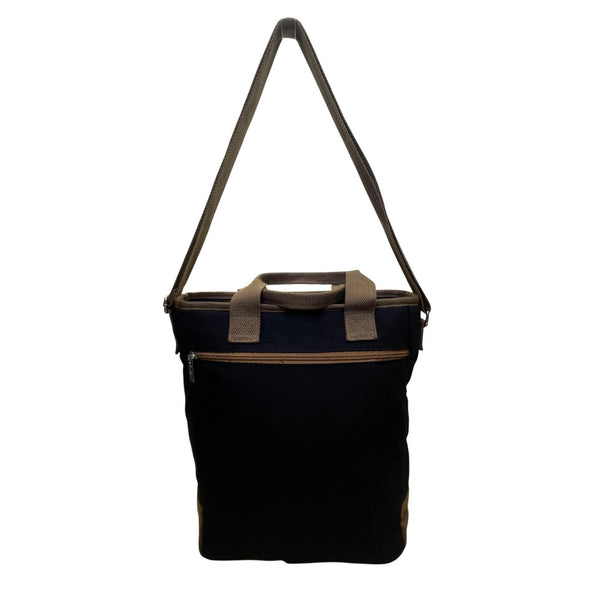 Sachi Women’s Black & Brown Insulated Leak-Proof Lining Food Safe Shoulder Bag