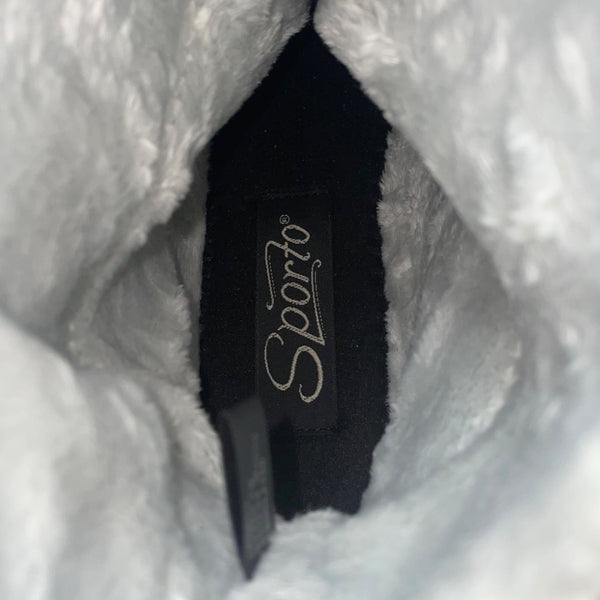 Sporto Women’s Black Suede Waterproof Aquastop Mid-Calf Winter Ella Boots Sz 7M