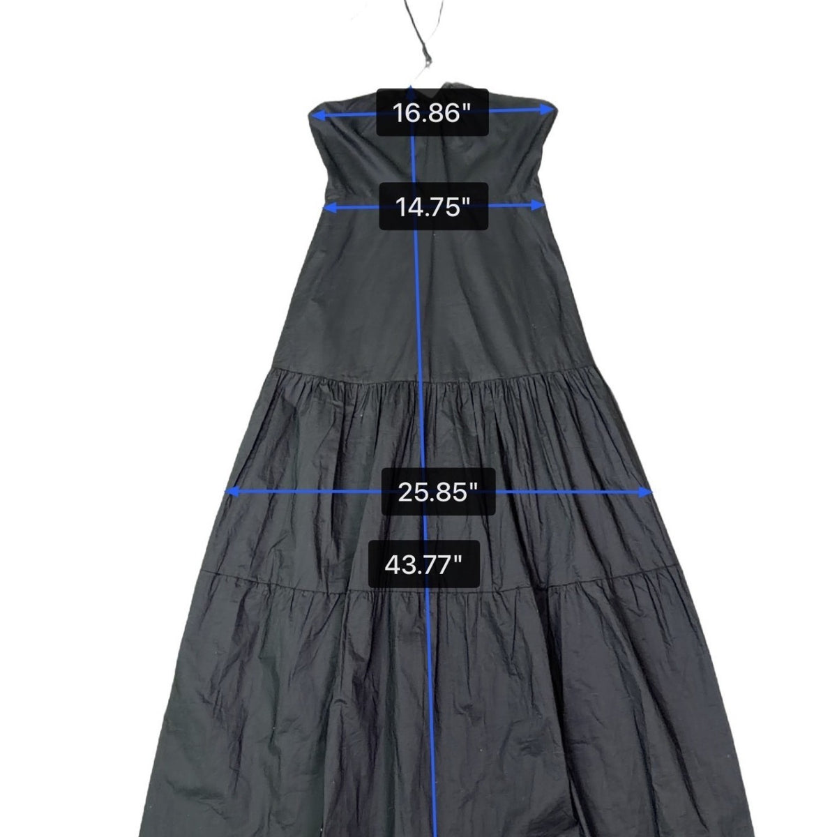 Aqua Womens Black Cotton Halter Neck Maxi Dress Lined Size Large