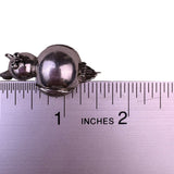 Vintage Magnus Aase Sterling Silver Owl Brooch Intricately Detailed Wearable Pin