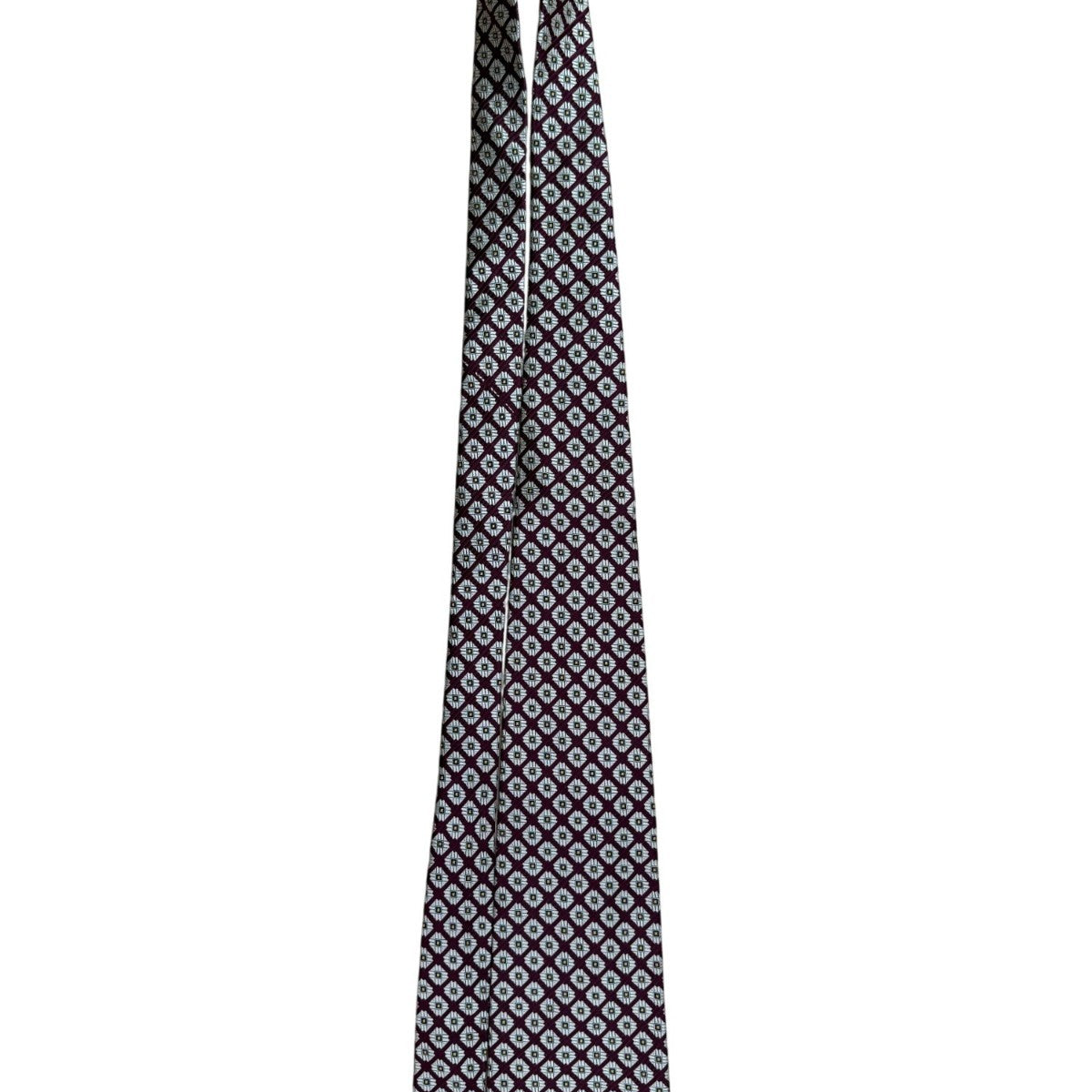 Robert Talbott Mens Burgundy Silk Patterned Tie By Nordstrom Hand Sewn
