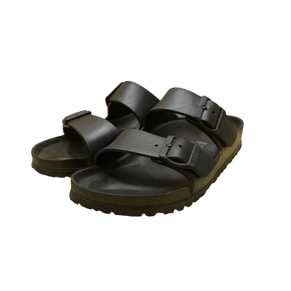 Birkenstock Women’s Black EVA Arizona Two-Strap Comfort Slip-On Sandals Sz  8/39