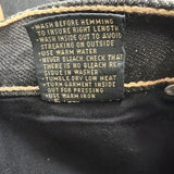 Gloria Vanderbilt Womens Black Cotton Denim Jeans Straight Leg Size 11