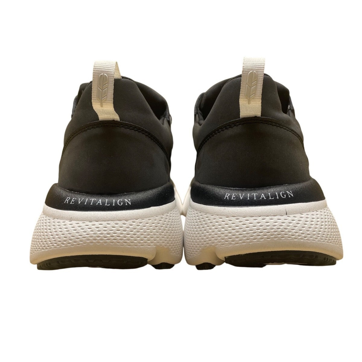 Revitalign Women’s Black Mesh & White Sole Lace Up Clio Sneakers Size 9.5B