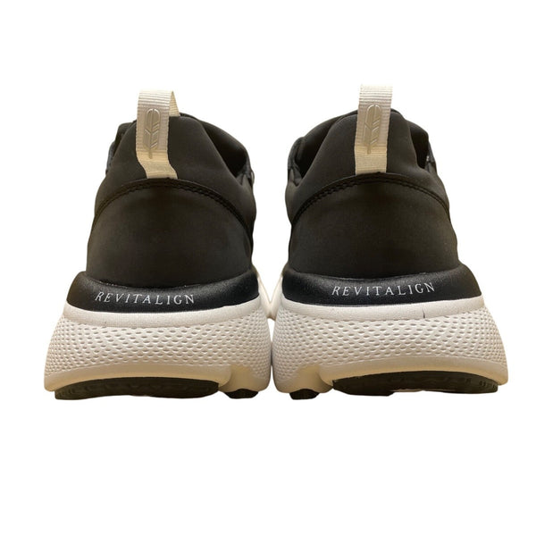 Revitalign Women’s Black Mesh & White Sole Lace Up Clio Sneakers Size 9.5B