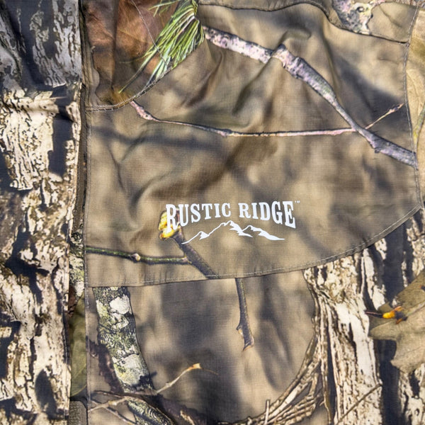 Rustic Ridge Womens Camouflage Hooded Outdoor Jacket Lightweight Durable Sz XS