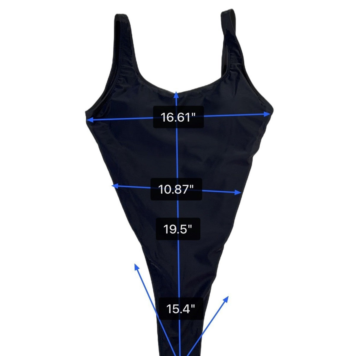 Fashion Nova Womens Black High-Cut Backless 1-Piece Swimsuit Size XL