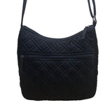 Vera Bradley Women’s Black Quilted Adjustable Strap Shoulder Bag