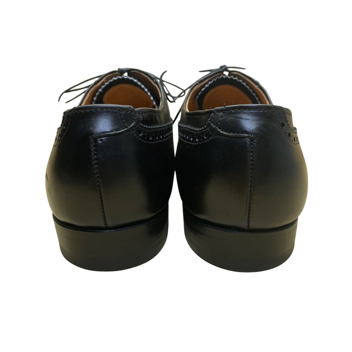Brooks Brothers Men’s Black Leather Wingtip Oxford Dress Shoes Size 10.5