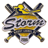 Storm Mount Laurel NJ 2016 Softball Team Pin By Metro Pins