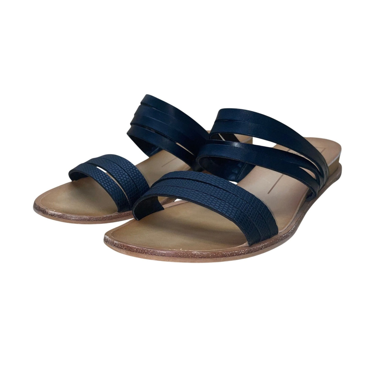 D Vita Women’s Black Multi Stella Pais Slide Sandals Size 9M