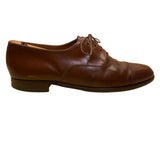Bostonian Mens Brown Leather Cap Toe Oxford Dress Shoes Lace-Up Size 11 M