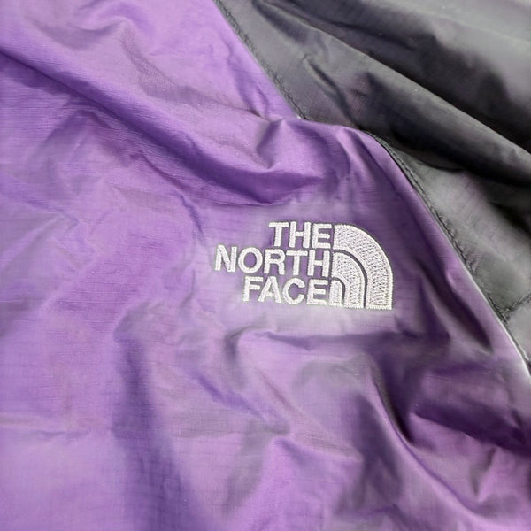 The North Face Mens Purple/Black Nylon Hooded Rain Jacket Size M