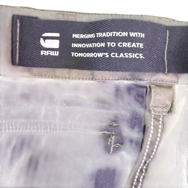 G-Star Raw Mens Olive Cargo Pants Multi-Pocket Durable Design Size 34x36