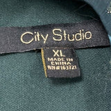 City Studio Women's Teal Blousson Mini Dress With Floral Pattern Size XL - NWT