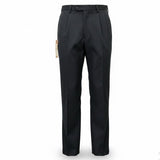 Haggar Mens Black Classic Fit Pleated Cool 18 Dress Pants Size 36W x 29L