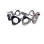 Modernist Mexican Sterling Silver Bracelet TC-60 Geometric Open Circle Design