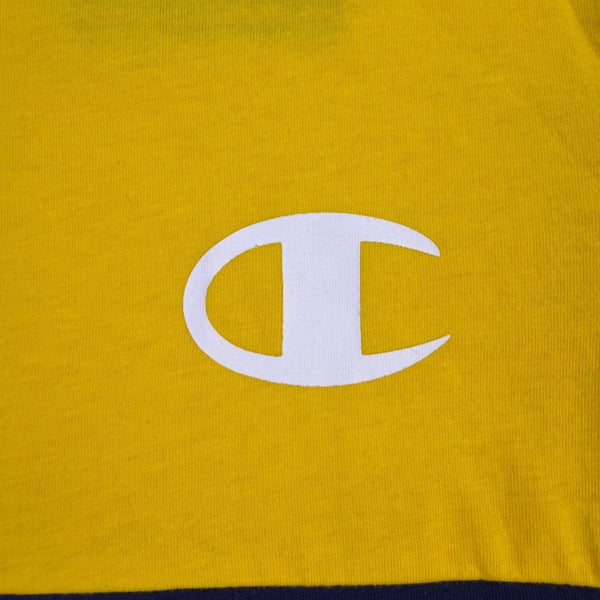 Champion Youth Gold/Navy/WhiteColorblock T-Shirt Size 18/20