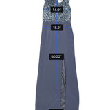 Vie By Victoria Royal Womens Gray Sequin Top & Blazer Formal Dress Set Sz 8