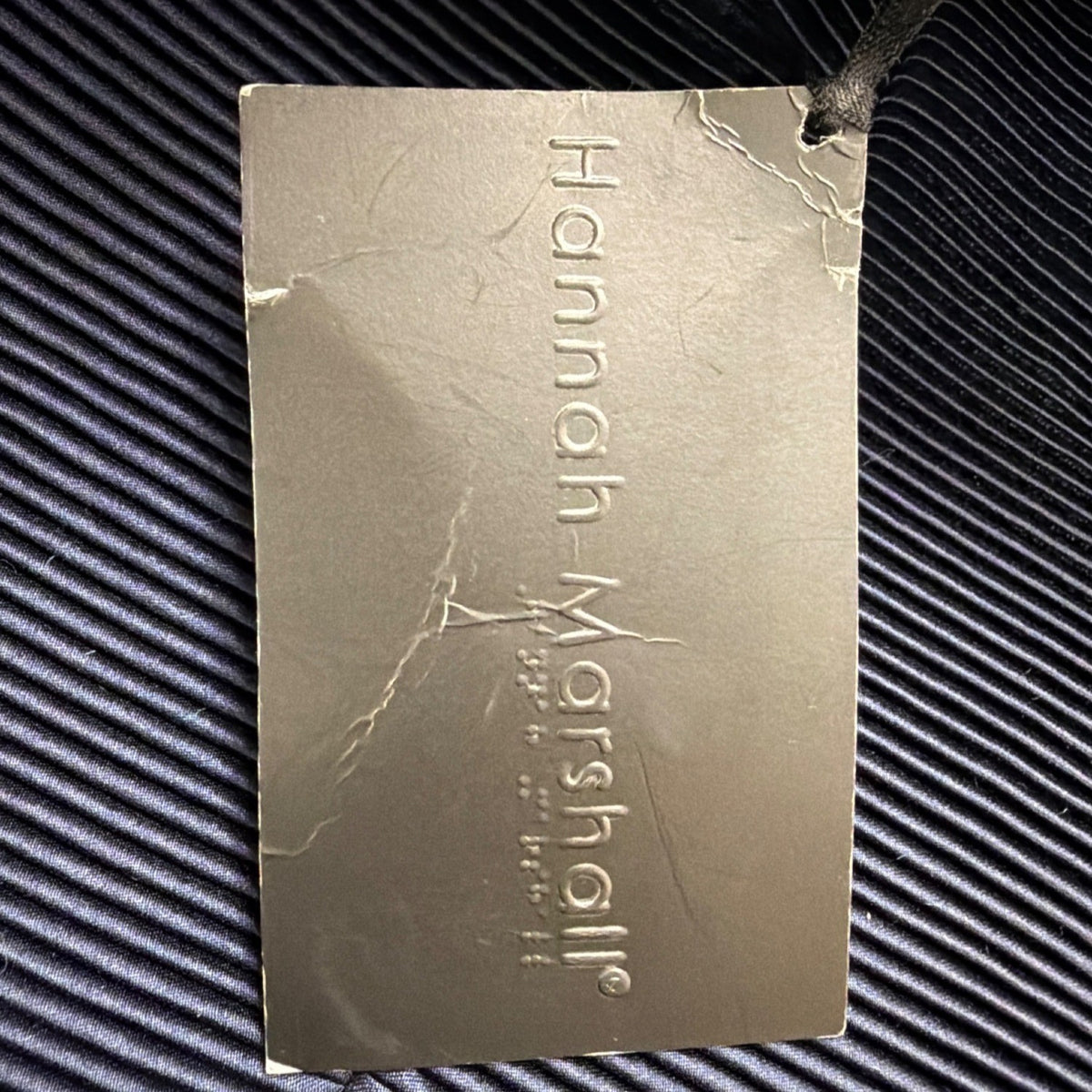 Hannah Marshall  Navy Silk Strapless Mini Bustier Dress Elegant & Fitted Sz 6