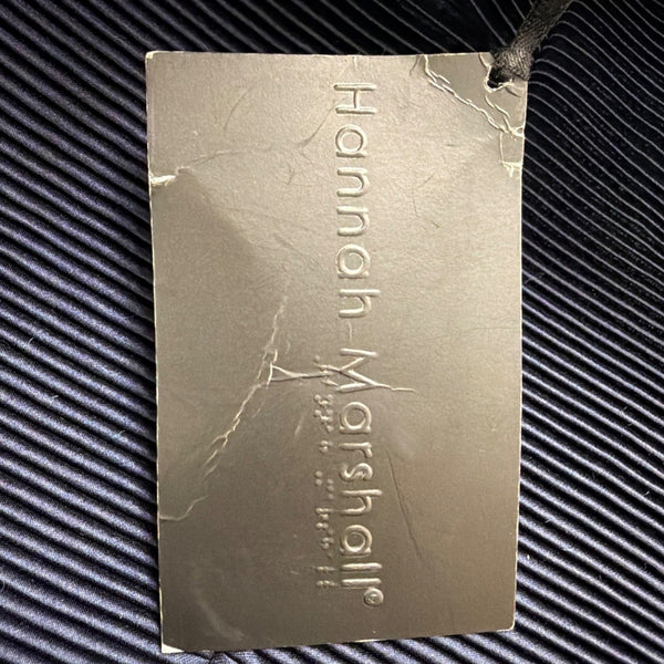 Hannah Marshall  Navy Silk Strapless Mini Bustier Dress Elegant & Fitted Sz 6