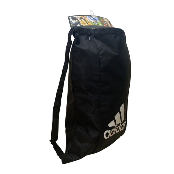 Adidas Unisex Black Polyester Sackpack Drawstring Bag One Size