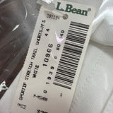 L.L Bean Sportif USA Mens White Cargo Shorts Comfortable Fit  Size L