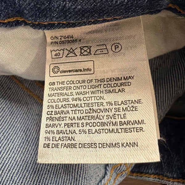 H&M Womens Cotton Stretch High-Waist Skinny Jeans Full-Length Size 10 / EUR 42