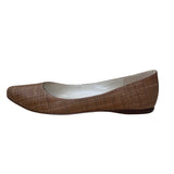 Nine West Women’s Dark Brown Speakup2 Woven Ballet Flats Size 8M