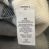 NWT Kohl's  Cardigan Boho Black Gray One size Women's Sweater