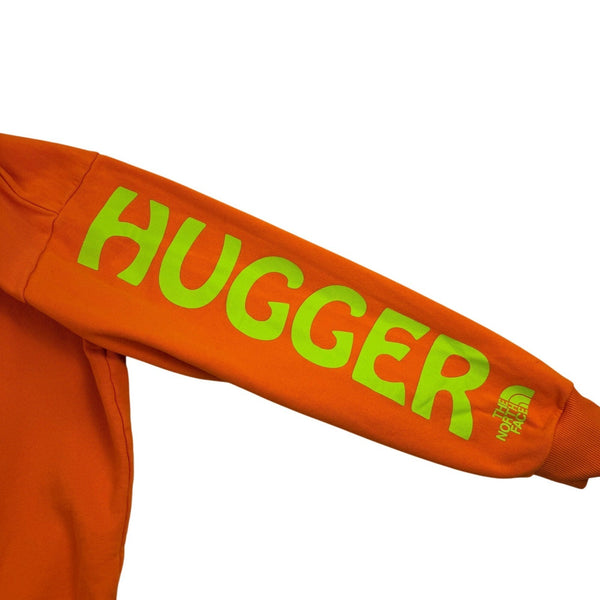 The North Face Mens Orange Cotton Hoodie Collaboration With Online Ceramics Sz M