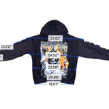 Rockstar Original Mens Black Graphic Hoodie With Bold Skull Design Sz M