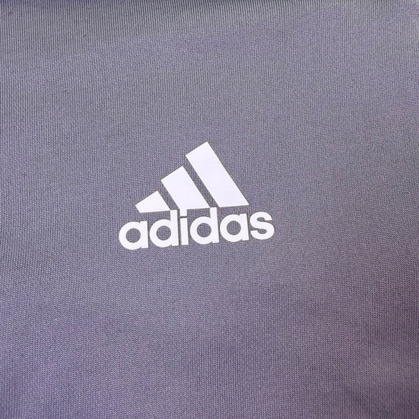 Adidas Mens Gray Training Top With White Stripe Details Size M 