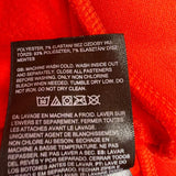 The North Face Womens Orange Cropped Long Sleeve Sweatshirt Logo Casual Sz XS