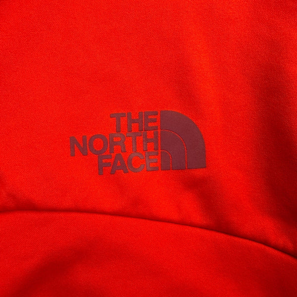 The North Face Womens Orange Cropped Long Sleeve Sweatshirt Logo Casual Sz XS