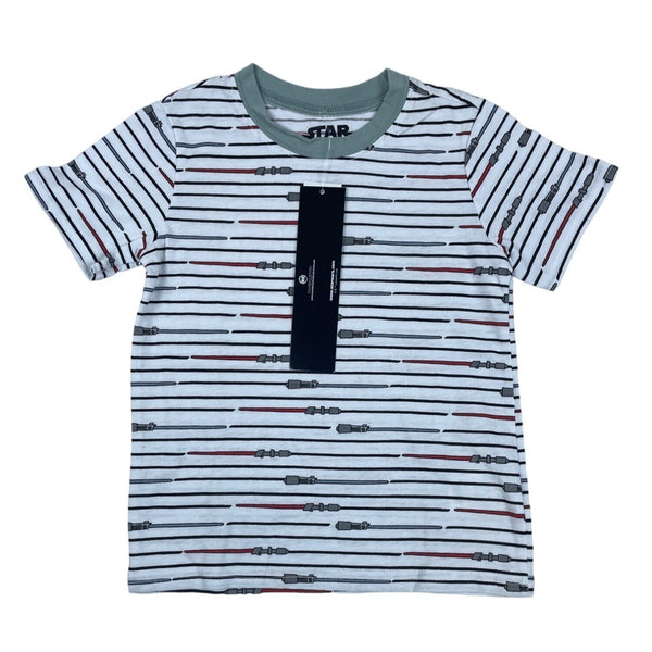 Boxlunch Toddler Boy's White Star Wars T-Shirt Sz 4T - NWT
