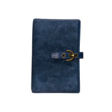 Coach Women’s Blue Suede With Gold Buckle Strap Mini Photo Album