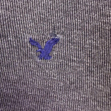 American Eagle Mens Blue Long Sleeve Athletic Fit Pullover Henley Size XLT