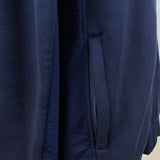 Tommy Hilfiger Mens Navy Full Zip Mock Neck Track Jacket Red Accents XL