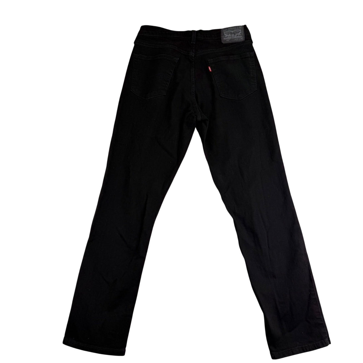 Levis Mens Black Cotton Stretch 541 Athletic Fit Jeans Classic Style Sz W34 L34