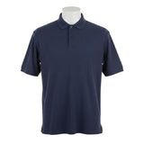 EZs Haggar Mens Navy Polo Shirt Comfortable Short Sleeve Durable Sz L
