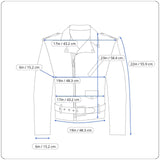 Classiques For Nordstrom Womens Black Wool Nylon Moto Jacket Belted Size M