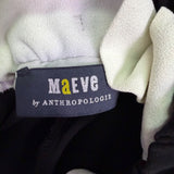 Maeve By Anthropologie Womens Black Elastic Waist Wide Leg Pants Sz M