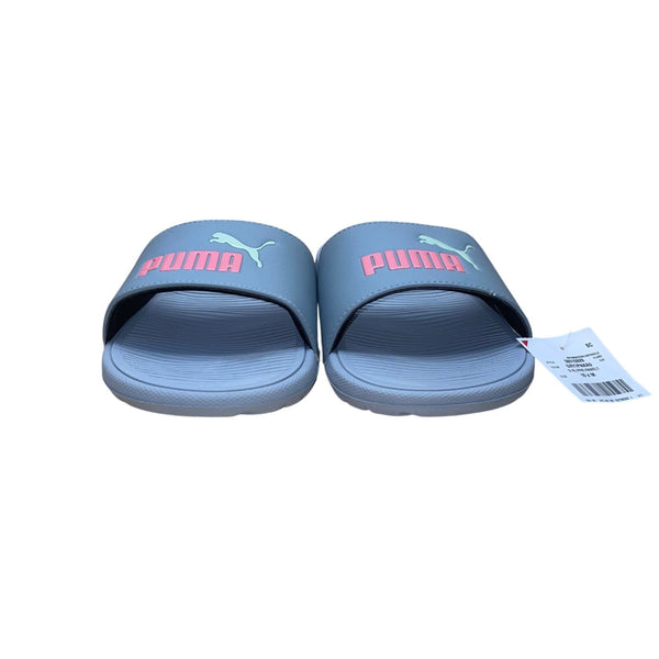 Puma Women’s Gray & Pink Soft Foam Cool Cat Comfort Sandals Size 10
