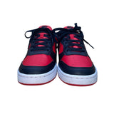 Nike Youth University Red & Black Court Borough Low Recraft Sneakers Size 6.5Y