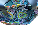 Vera Bradley Multicolor Sunny Medallion Pattern Open Top Handles Tote Bag