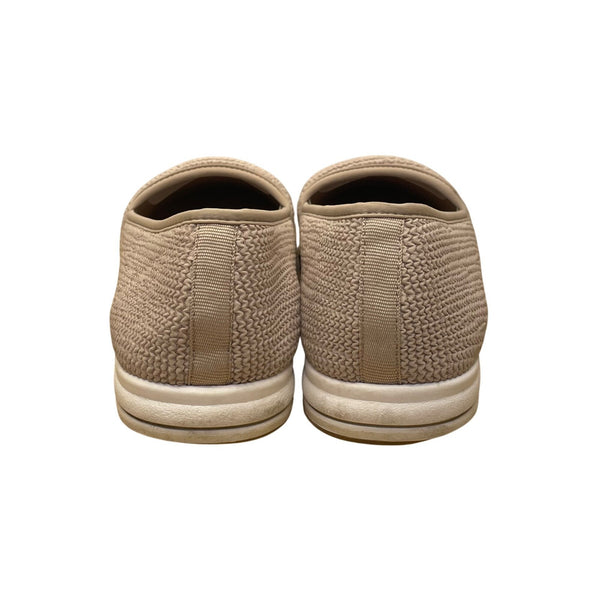 Clarks Women’s Beige Slip-On Stretchy Design Cloud-Steppers Shoes Size 10N
