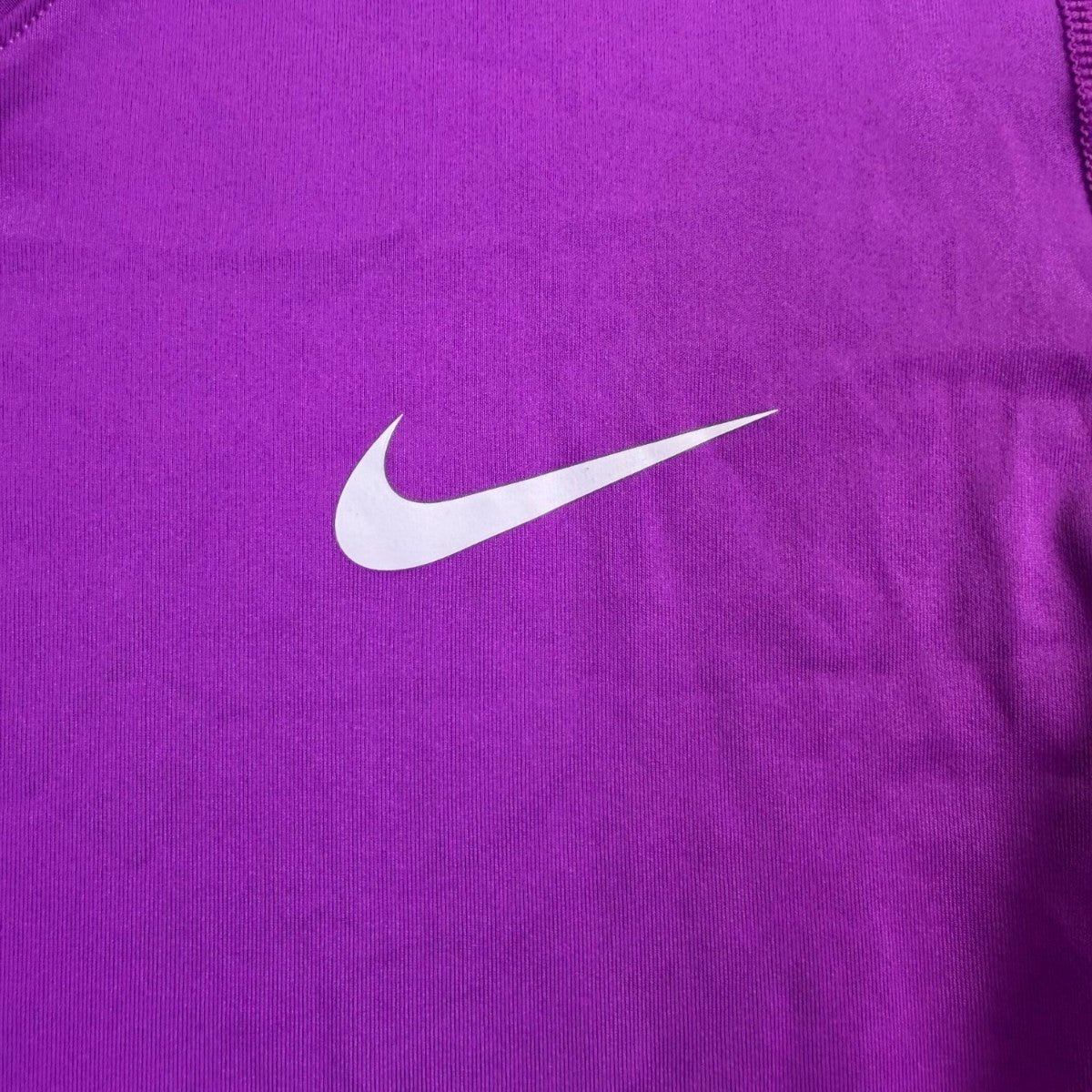 Nike Womens Purple Dri-Fit Pro Tee Shirt Athletic Top  Size L